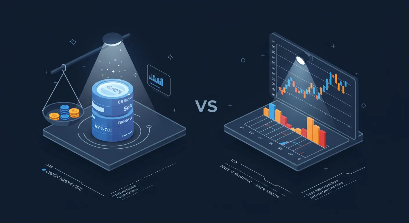 Comparação entre CDB e Tesouro Selic como investimentos de curto prazo