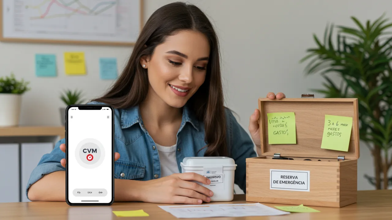 Reserva de emergência e escolha da corretora ideal para o primeiro investimento
