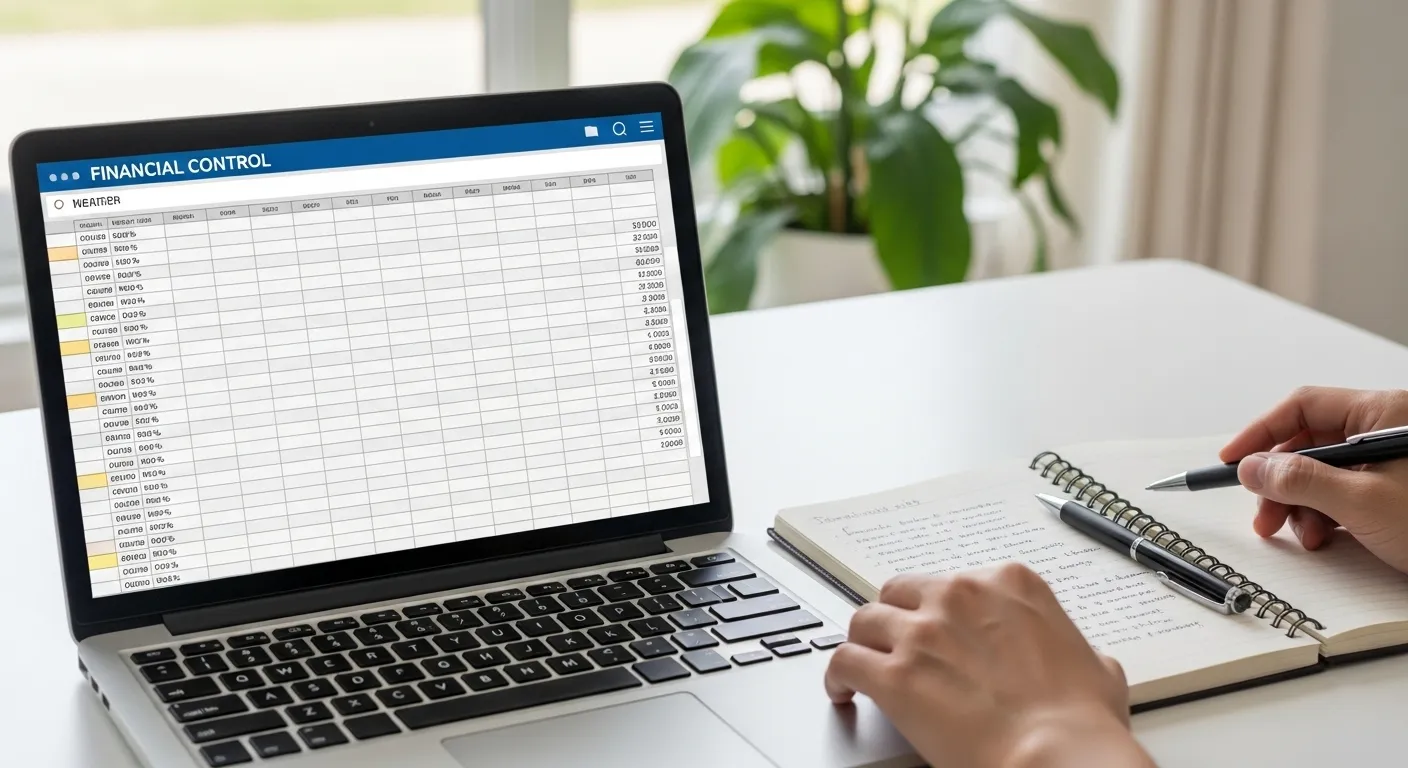 Modelo de planilha para controle de orçamento pessoal