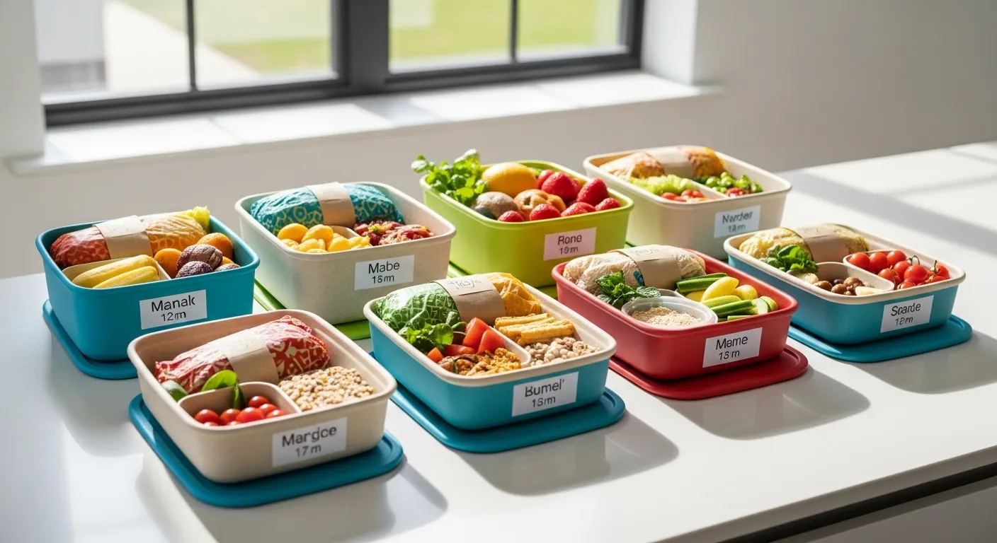 Marmitas caseiras organizadas para entrega no fim de semana
