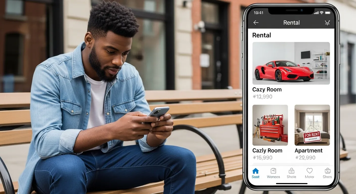 Carro, ferramentas e quarto disponíveis para aluguel como forma de gerar renda passiva