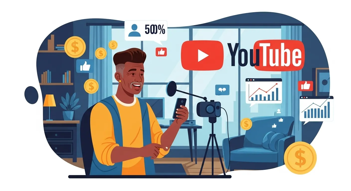 Monetização do YouTube para ganhar dinheiro online