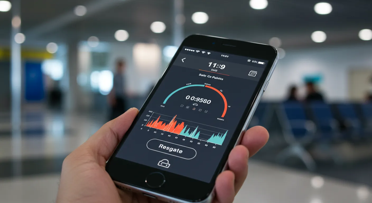 Aplicativo de programa de milhas mostrando como acompanhar pontos acumulados